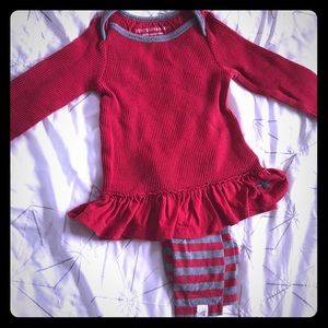 Burt’s Bees Baby thermal 2-piece outfit